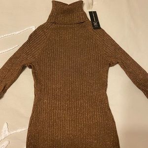 INC Bronze Colored turtleneck  (never worn)